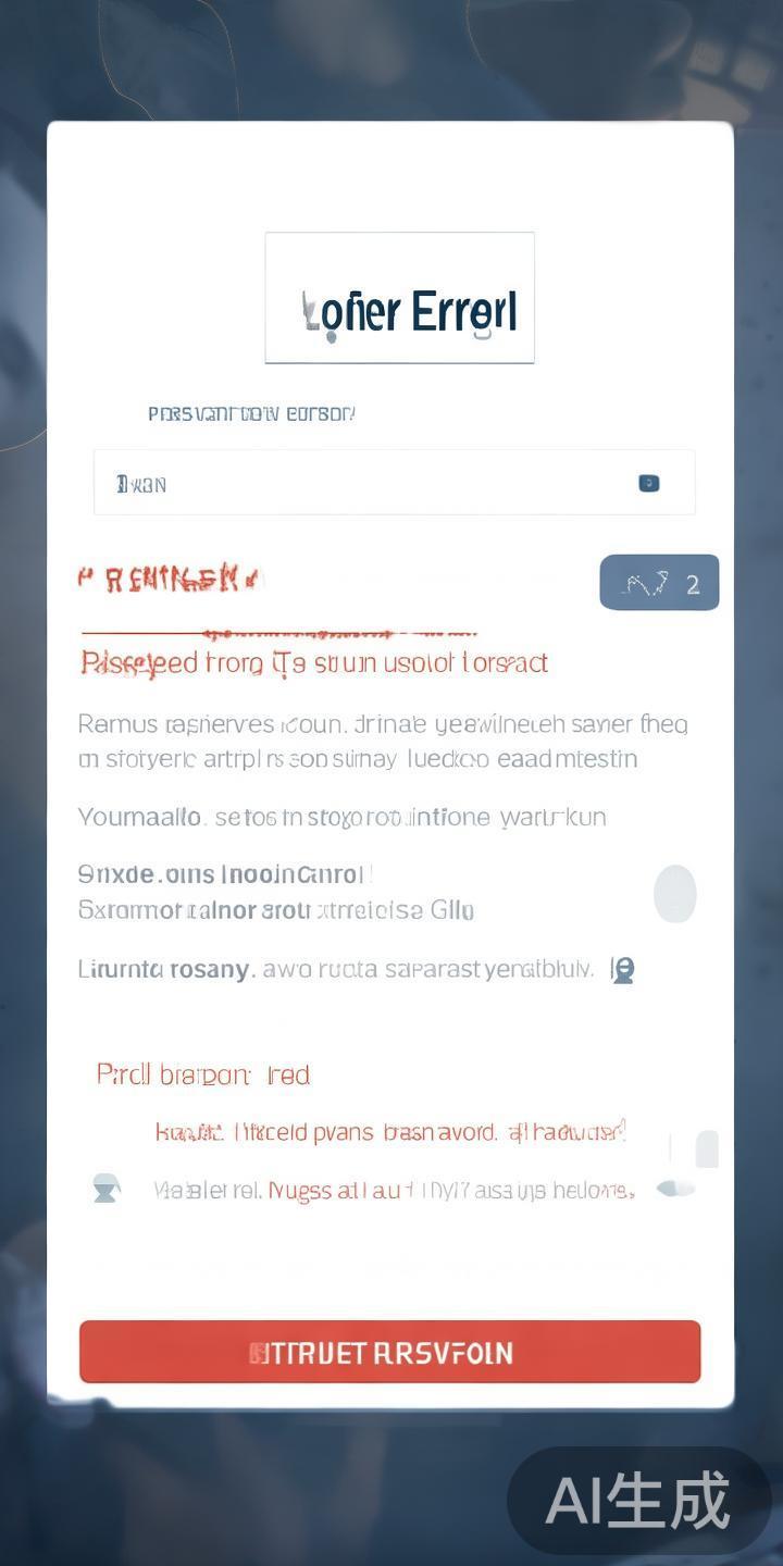 1.密码错误
症状：&nbsp;多次尝试后提示“用户名或密